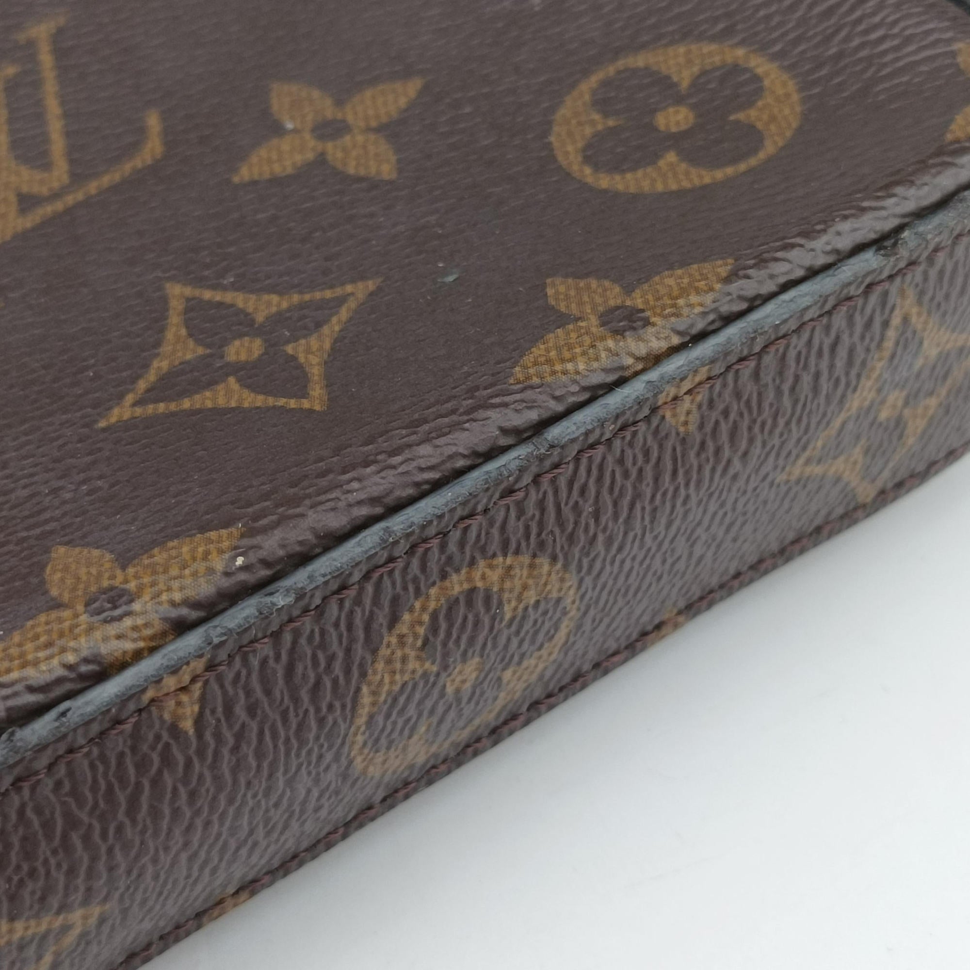 Pre-owned Louis Vuitton Pochette Felicie Brown Monogram Canvas M61276 shoulderbag | stylenewstar