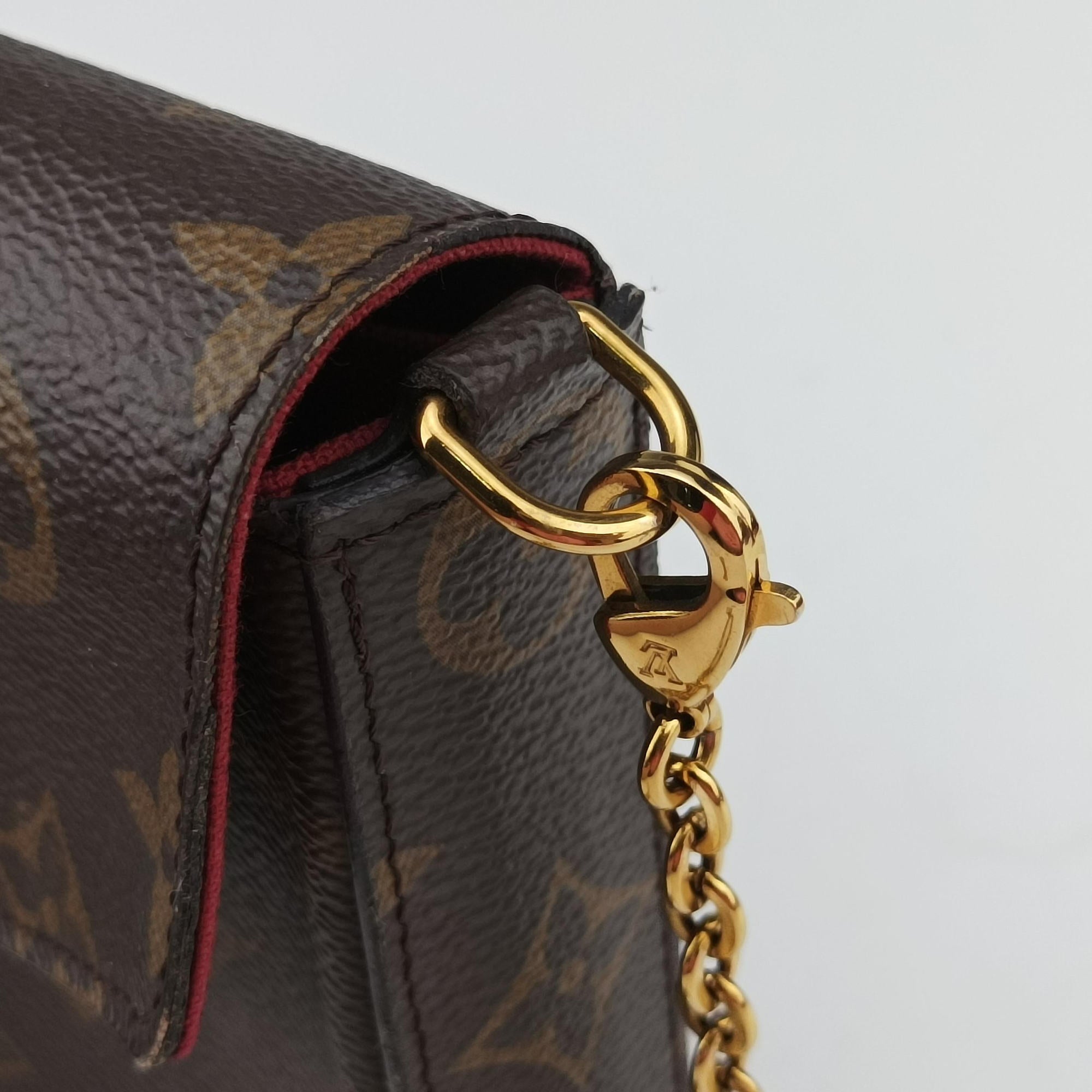 Pre-owned Louis Vuitton Pochette Felicie Brown Monogram Canvas M61276 shoulderbag | stylenewstar