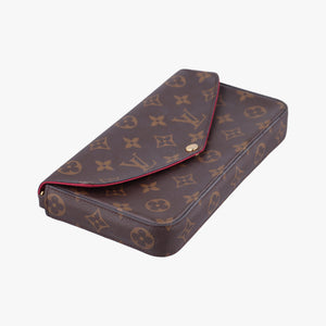 Pre-owned Louis Vuitton Pochette Felicie Brown Monogram Canvas M61276 shoulderbag | stylenewstar