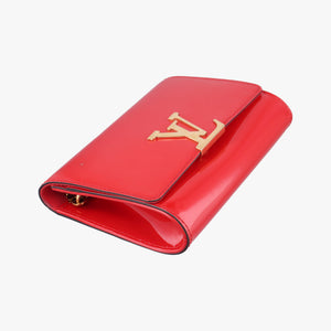 Pre-owned Louis Vuitton Louise PM CERISE Vernis M64550 shoulderbag | stylenewstar