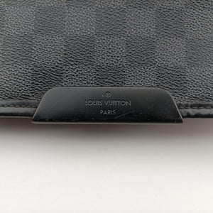 Pre-owned Louis Vuitton DANIEL MM Noir Damier Graphite N58029 shoulderbag | stylenewstar