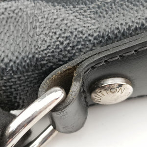 Pre-owned Louis Vuitton DANIEL MM Noir Damier Graphite N58029 shoulderbag | stylenewstar