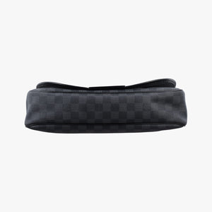 Pre-owned Louis Vuitton DANIEL MM Noir Damier Graphite N58029 shoulderbag | stylenewstar