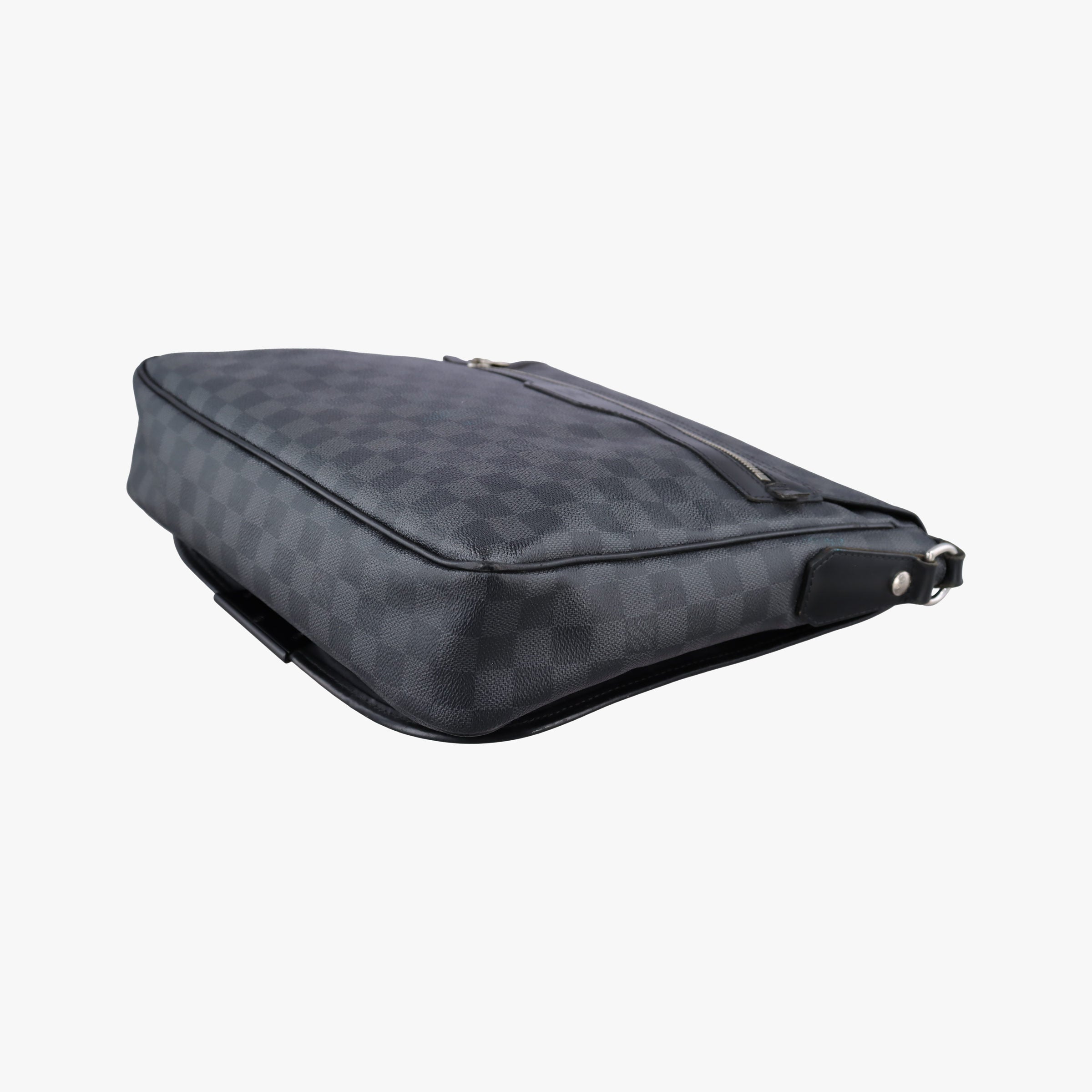 Pre-owned Louis Vuitton DANIEL MM Noir Damier Graphite N58029 shoulderbag | stylenewstar