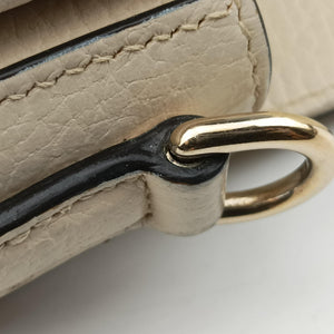 Pre-owned Gucci Interlocking G White Leather 607720 shoulderbag | stylenewstar