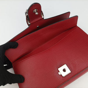 Pre-owned Gucci Dionysus Red Leather 499623 shoulderbag | stylenewstar