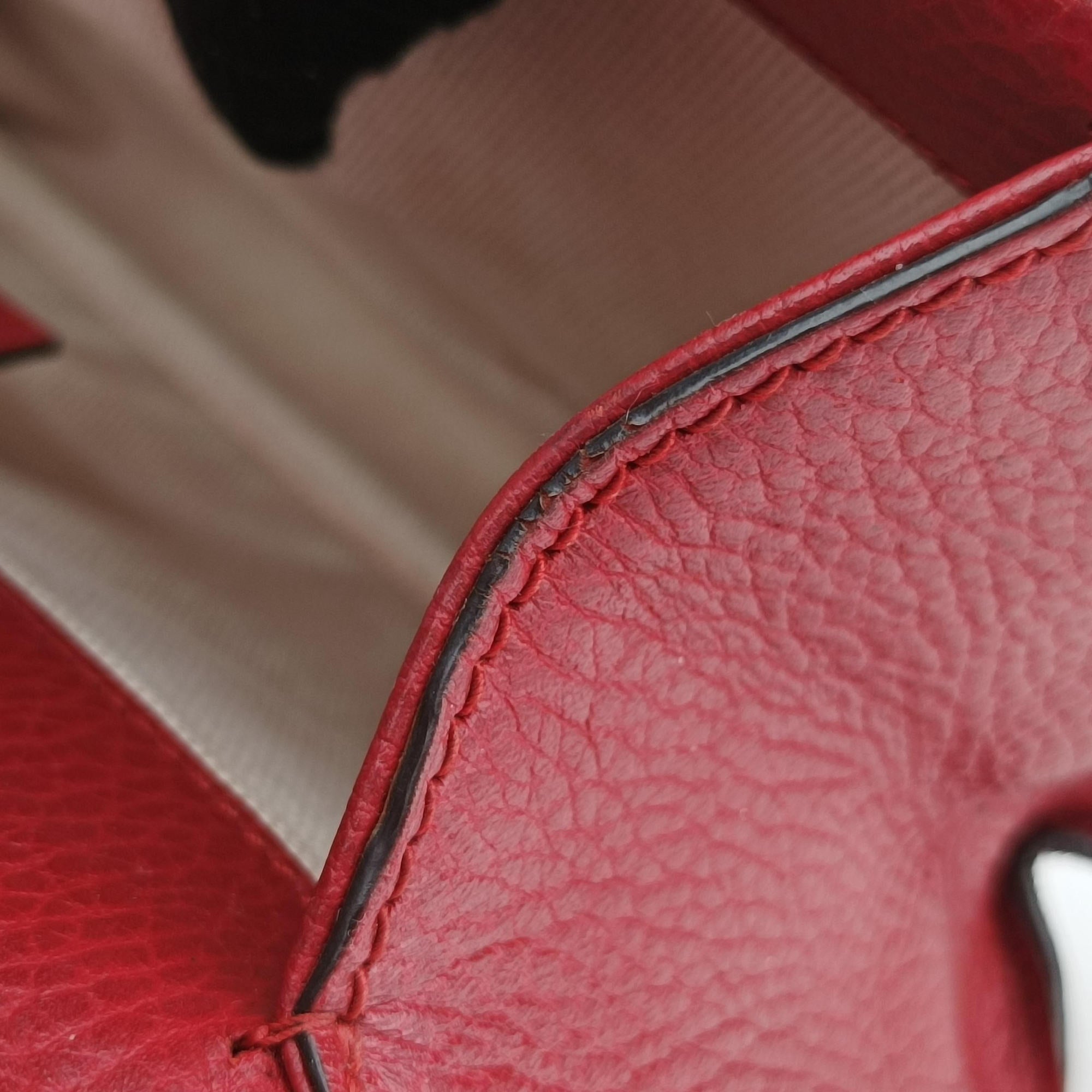 Pre-owned Gucci Dionysus Red Leather 499623 shoulderbag | stylenewstar