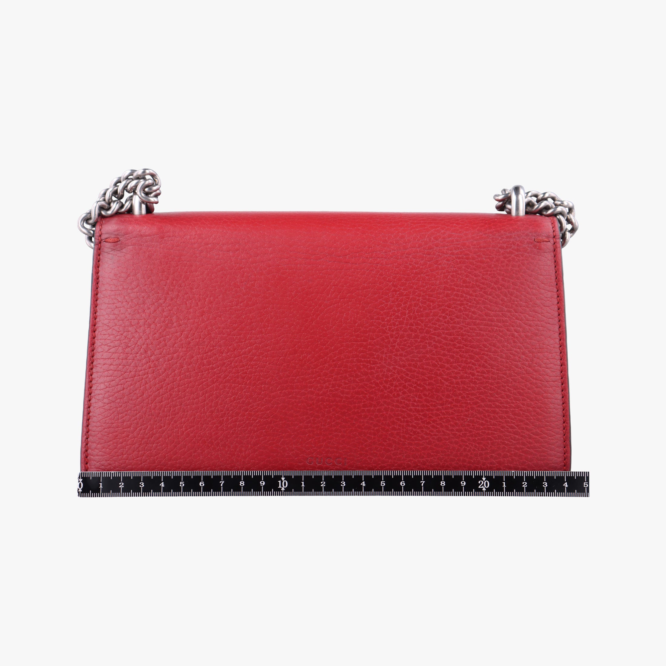 Pre-owned Gucci Dionysus Red Leather 499623 shoulderbag | stylenewstar