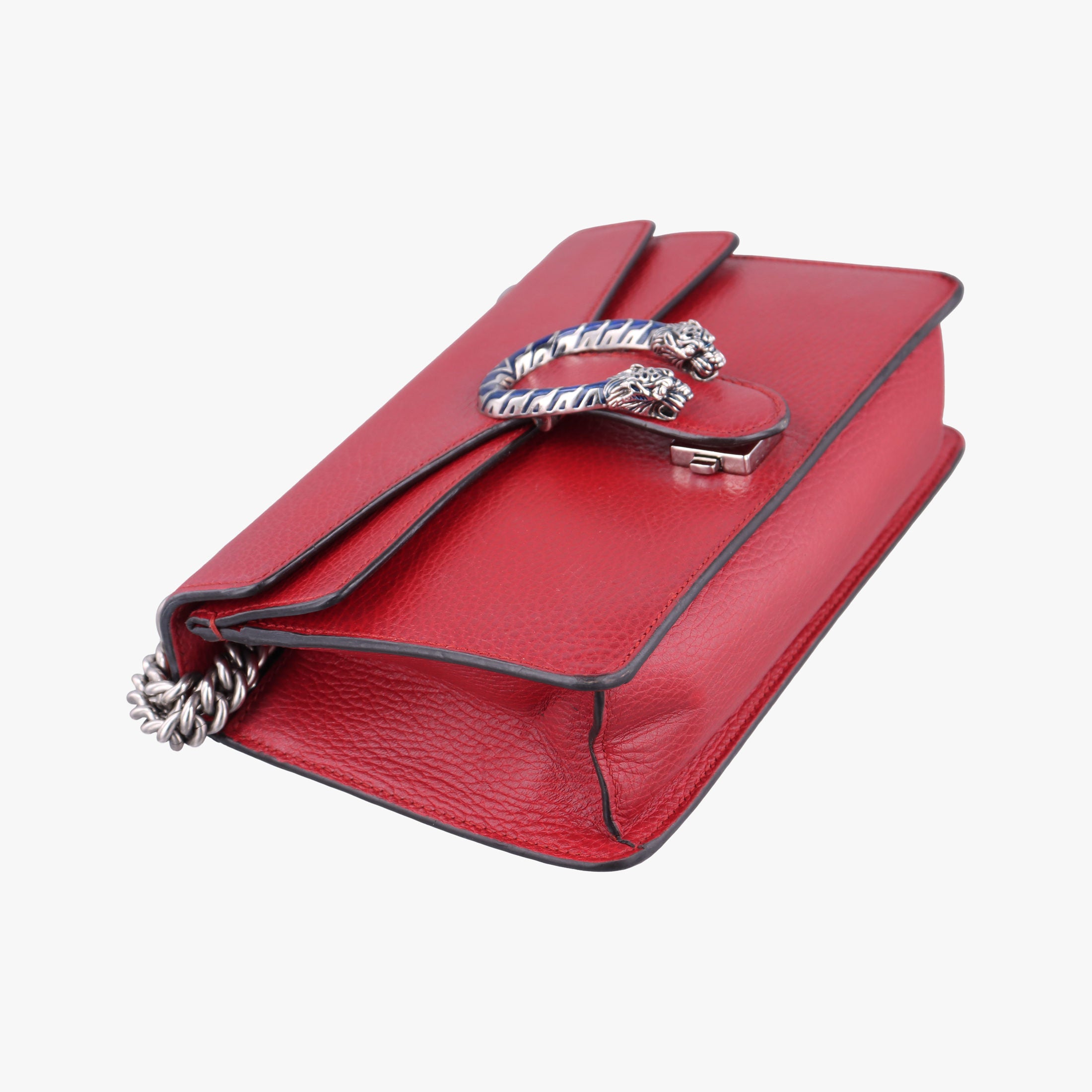 Pre-owned Gucci Dionysus Red Leather 499623 shoulderbag | stylenewstar