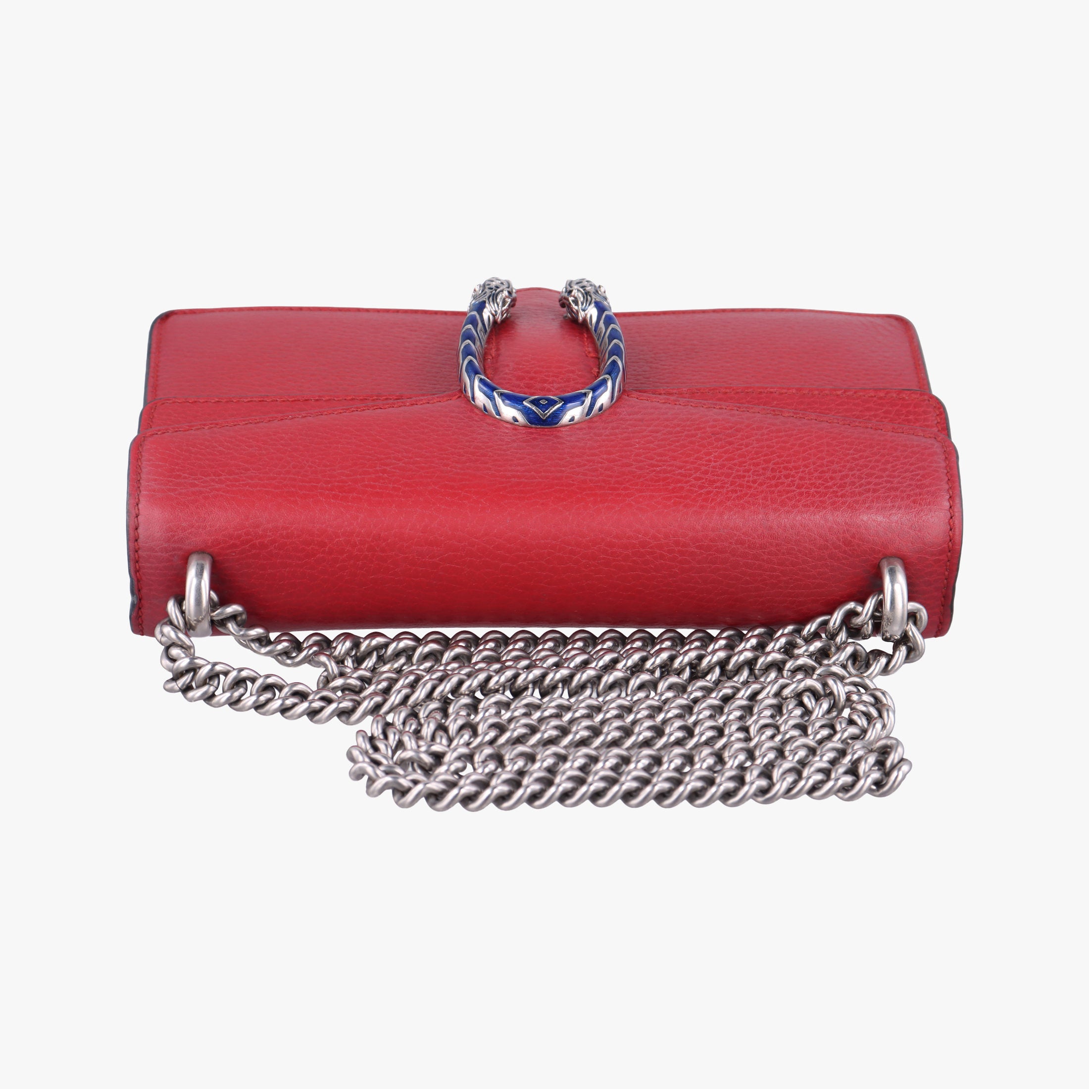 Pre-owned Gucci Dionysus Red Leather 499623 shoulderbag | stylenewstar