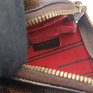 Pre-owned Louis Vuitton T&B Mini Pochette Accessoires EBENE×multi Damier Canvas N58011 handbag | stylenewstar
