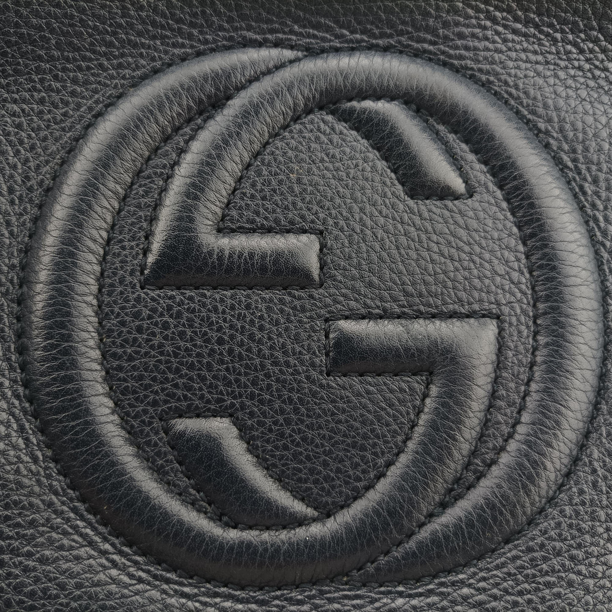 Vintage Gucci Soho Black Leather 308364 shoulderbag | stylenewstar