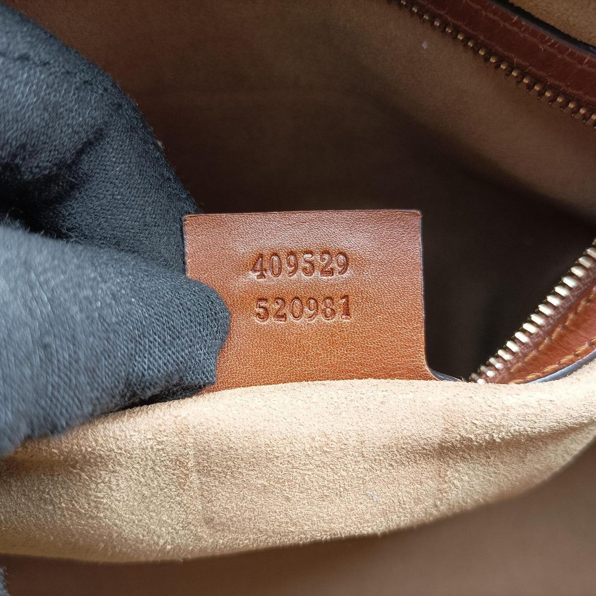 Pre-owned Gucci GG SUPREME beige×brown PVC coated canvas×Leather 409529 shoulderbag | stylenewstar
