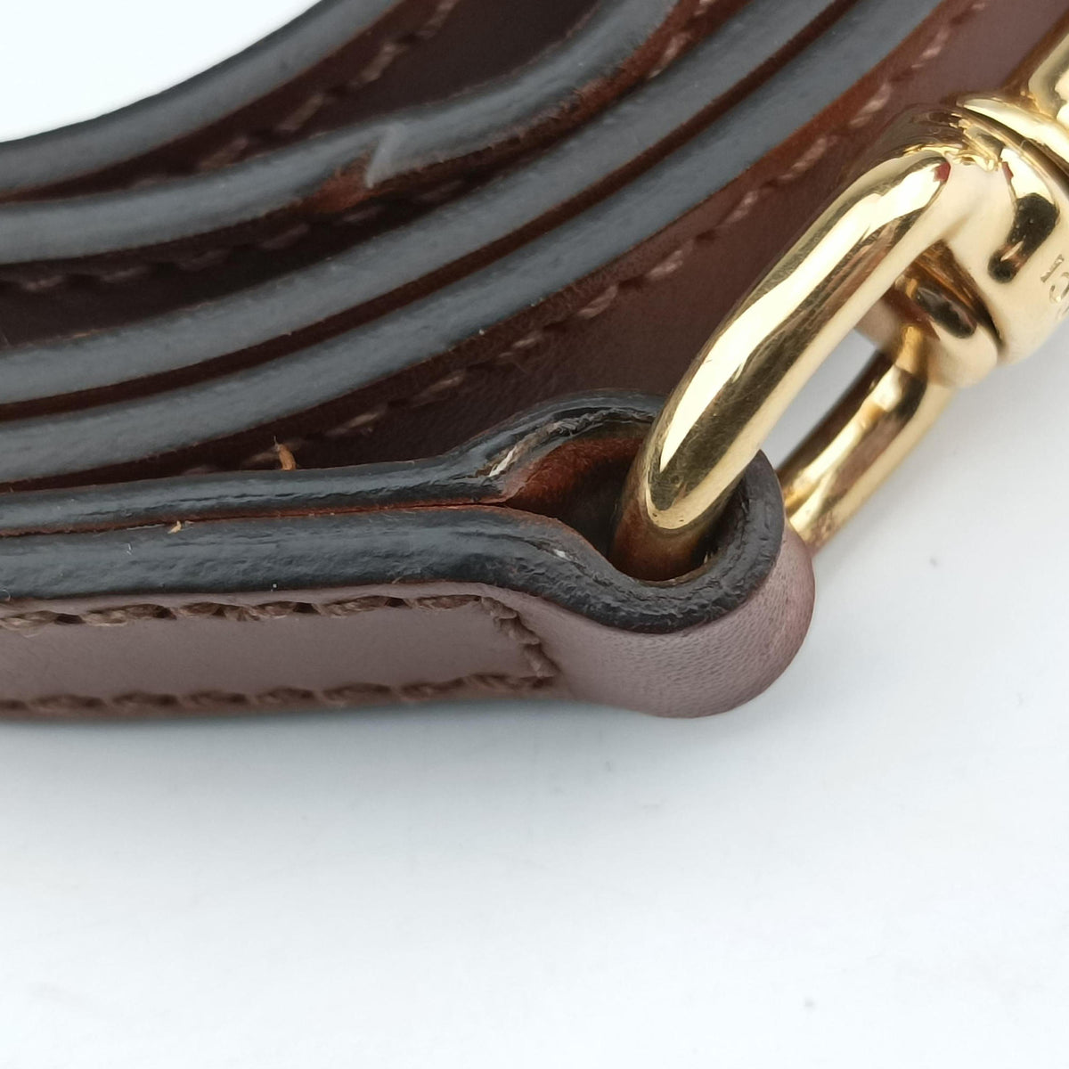 Pre-owned Gucci GG SUPREME beige×brown PVC coated canvas×Leather 409529 shoulderbag | stylenewstar