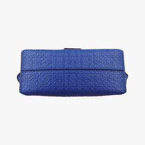 Pre-owned Loewe Avenue Blue Leather  shoulderbag | stylenewstar