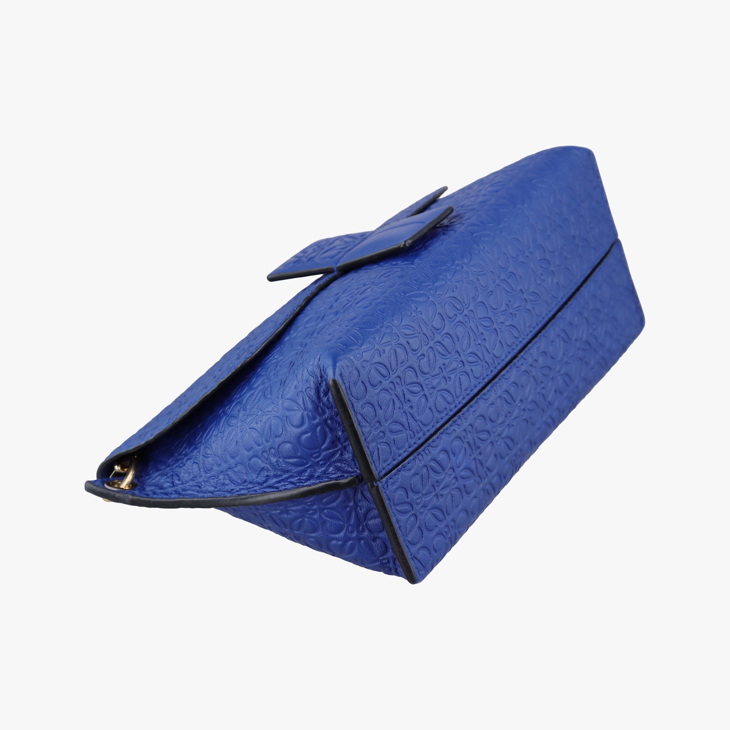 Pre-owned Loewe Avenue Blue Leather  shoulderbag | stylenewstar