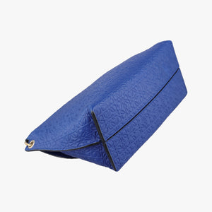 Pre-owned Loewe Avenue Blue Leather  shoulderbag | stylenewstar
