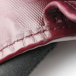 Secondhand Gucci GG Plus Messenger Burgundy PVC coated canvas 201732 shoulderbag | stylenewstar