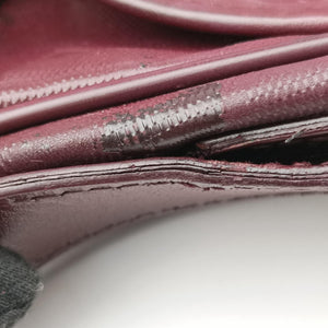 Secondhand Gucci GG Plus Messenger Burgundy PVC coated canvas 201732 shoulderbag | stylenewstar
