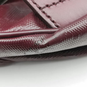 Secondhand Gucci GG Plus Messenger Burgundy PVC coated canvas 201732 shoulderbag | stylenewstar