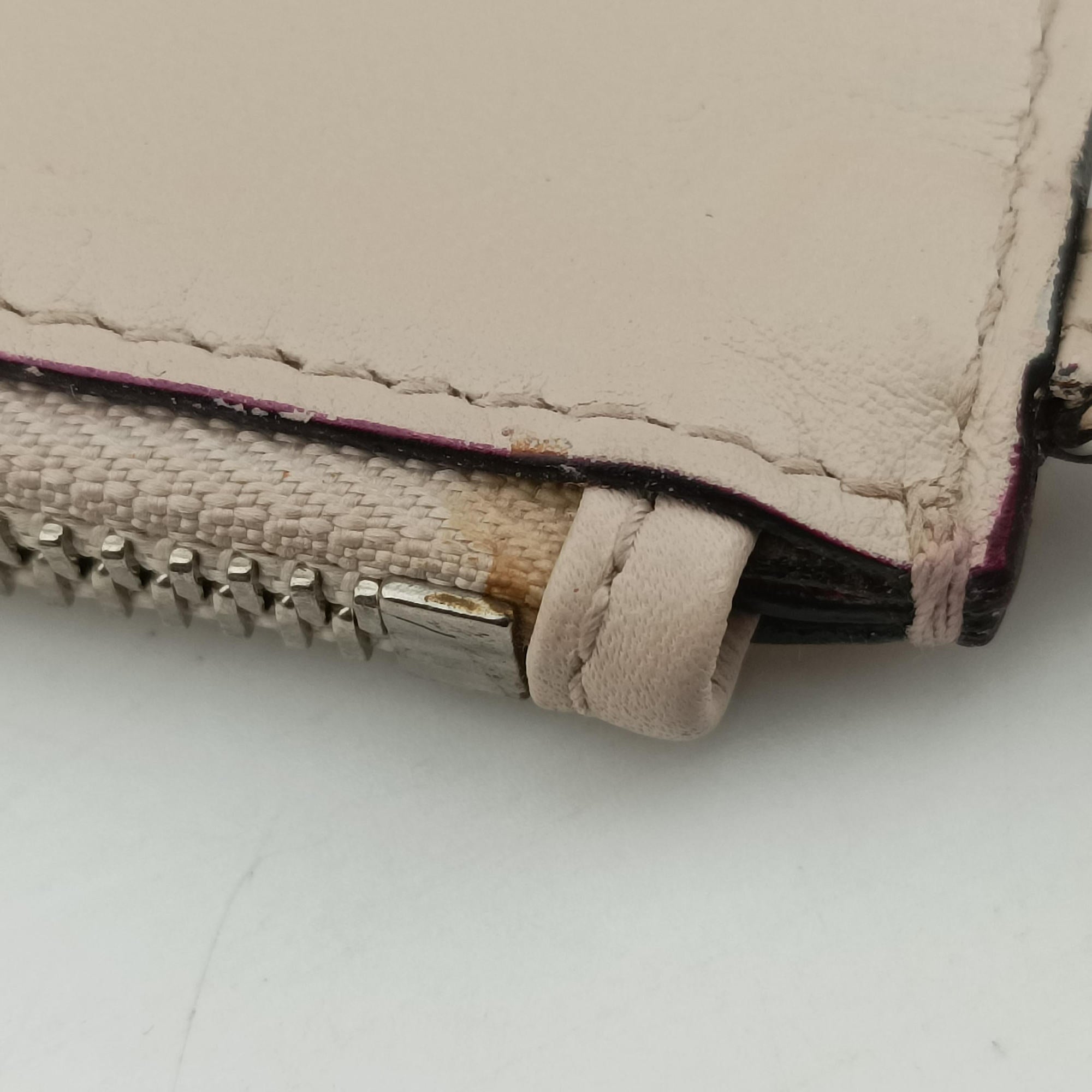 Pre-owned Christian Dior Diorissimo Purple×Orange Leather  handbag | stylenewstar