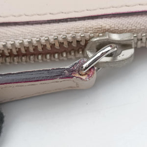 Pre-owned Christian Dior Diorissimo Purple×Orange Leather  handbag | stylenewstar