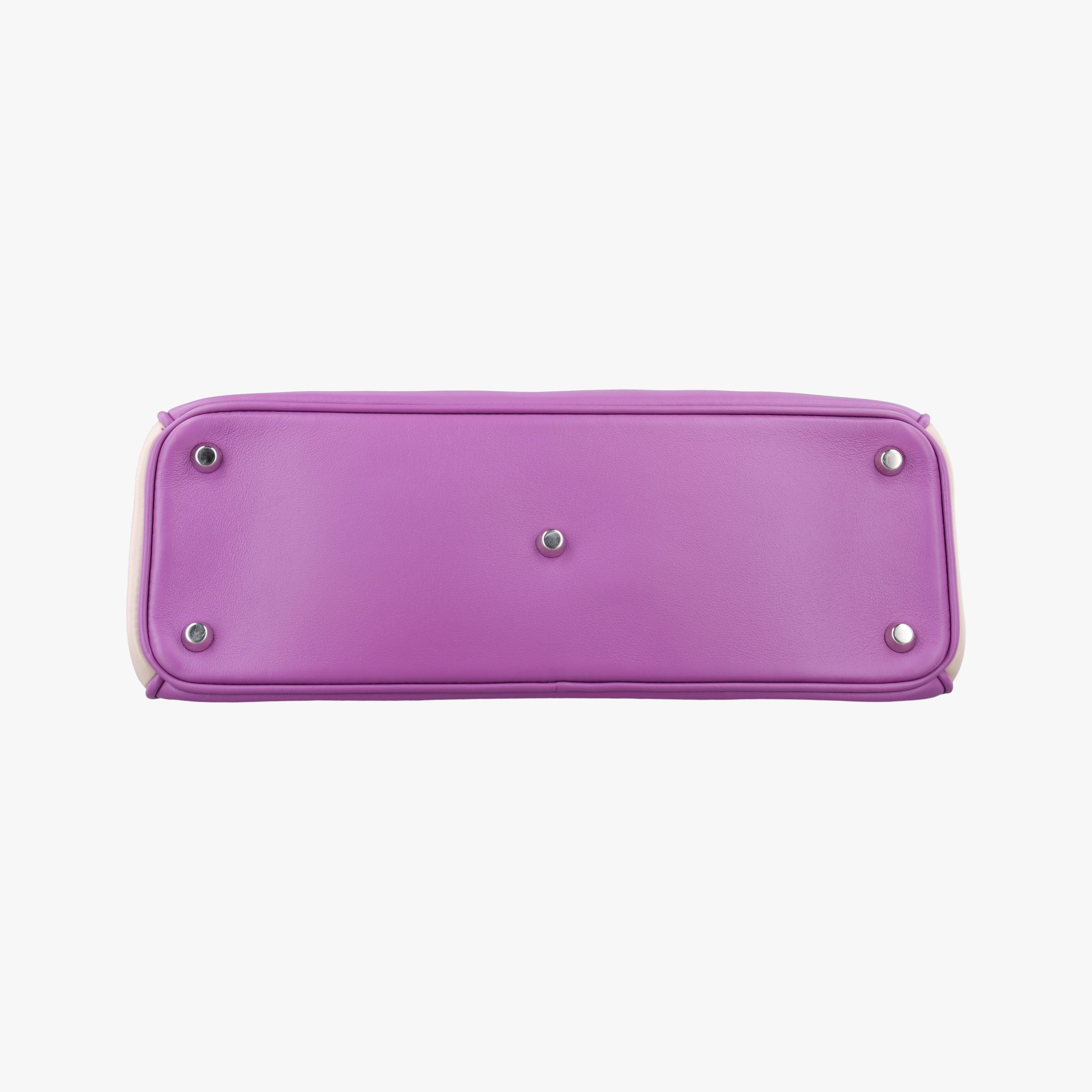 Pre-owned Christian Dior Diorissimo Purple×Orange Leather  handbag | stylenewstar