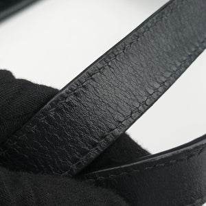 Pre-owned Gucci GG Imprime Black PVC coated canvas×Leather 211137 shoulderbag | stylenewstar