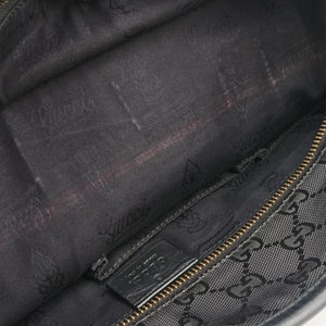 Pre-owned Gucci GG Imprime Black PVC coated canvas×Leather 211137 shoulderbag | stylenewstar