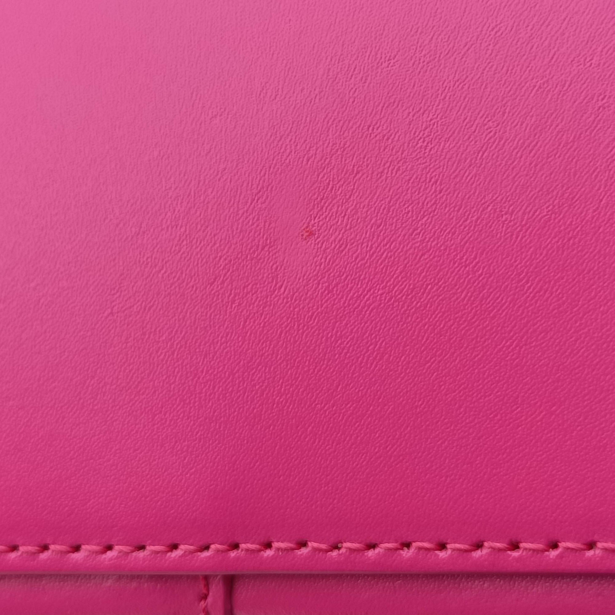 Vintage Balenciaga Hourglass Pink leather  shoulderbag | stylenewstar