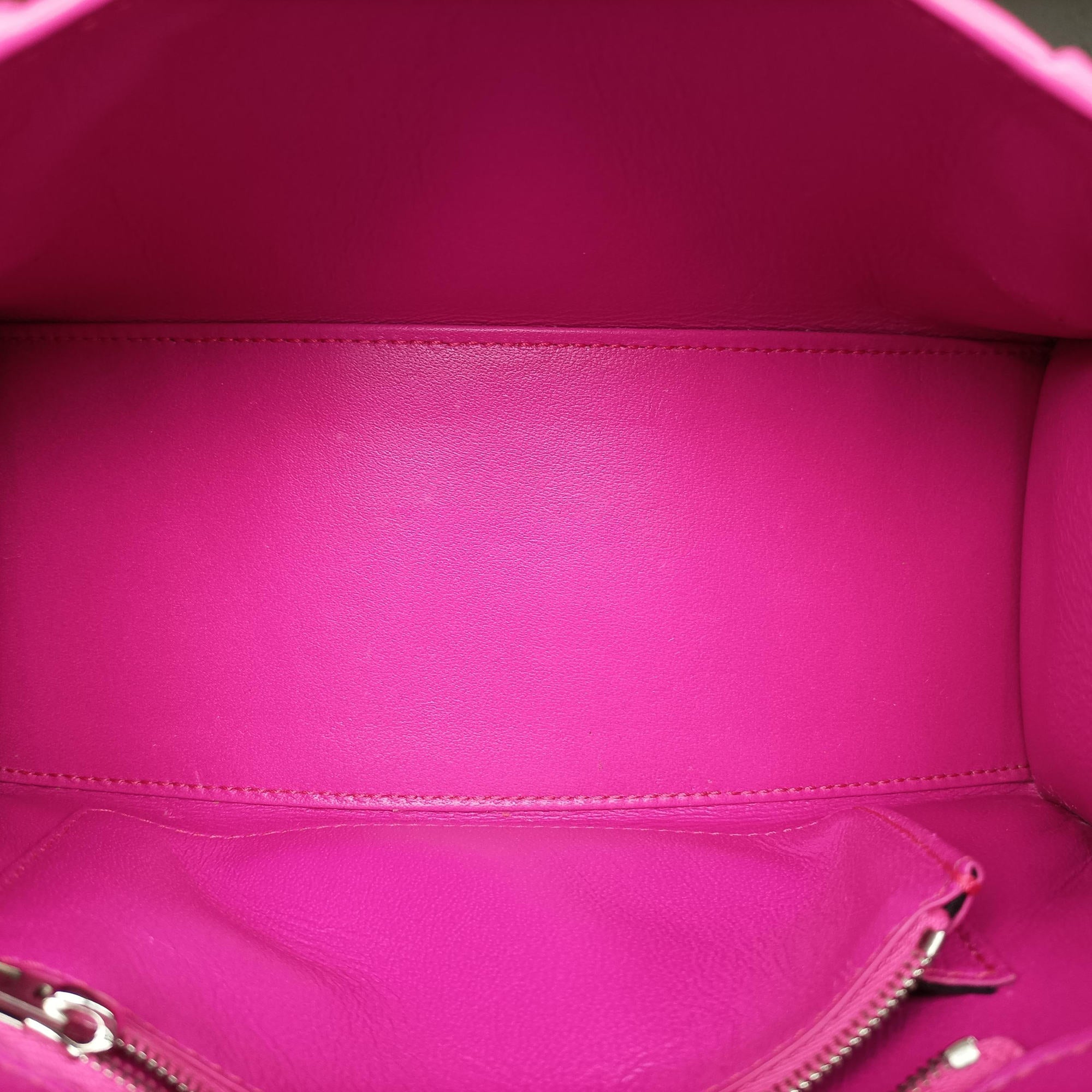 Vintage Balenciaga Hourglass Pink leather  shoulderbag | stylenewstar