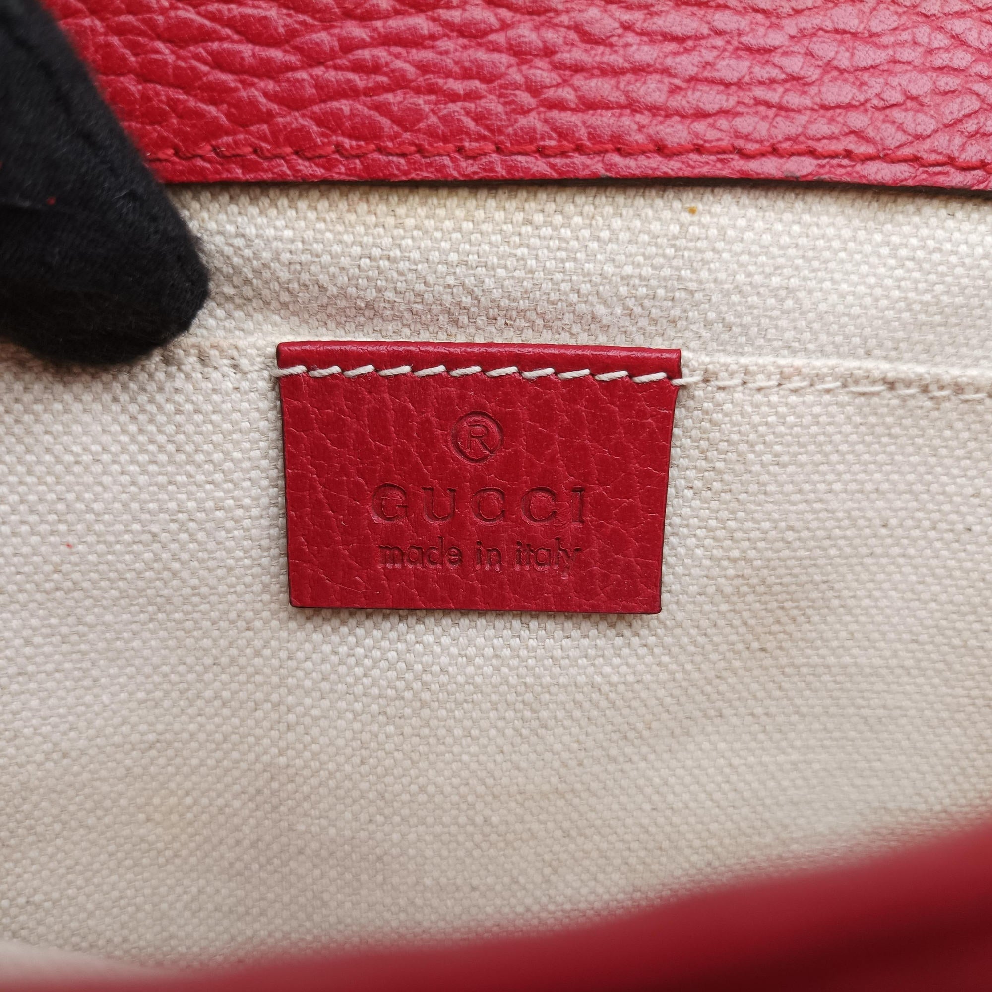 Pre-owned Gucci Dionysus Red Leather 523367 shoulderbag | stylenewstar