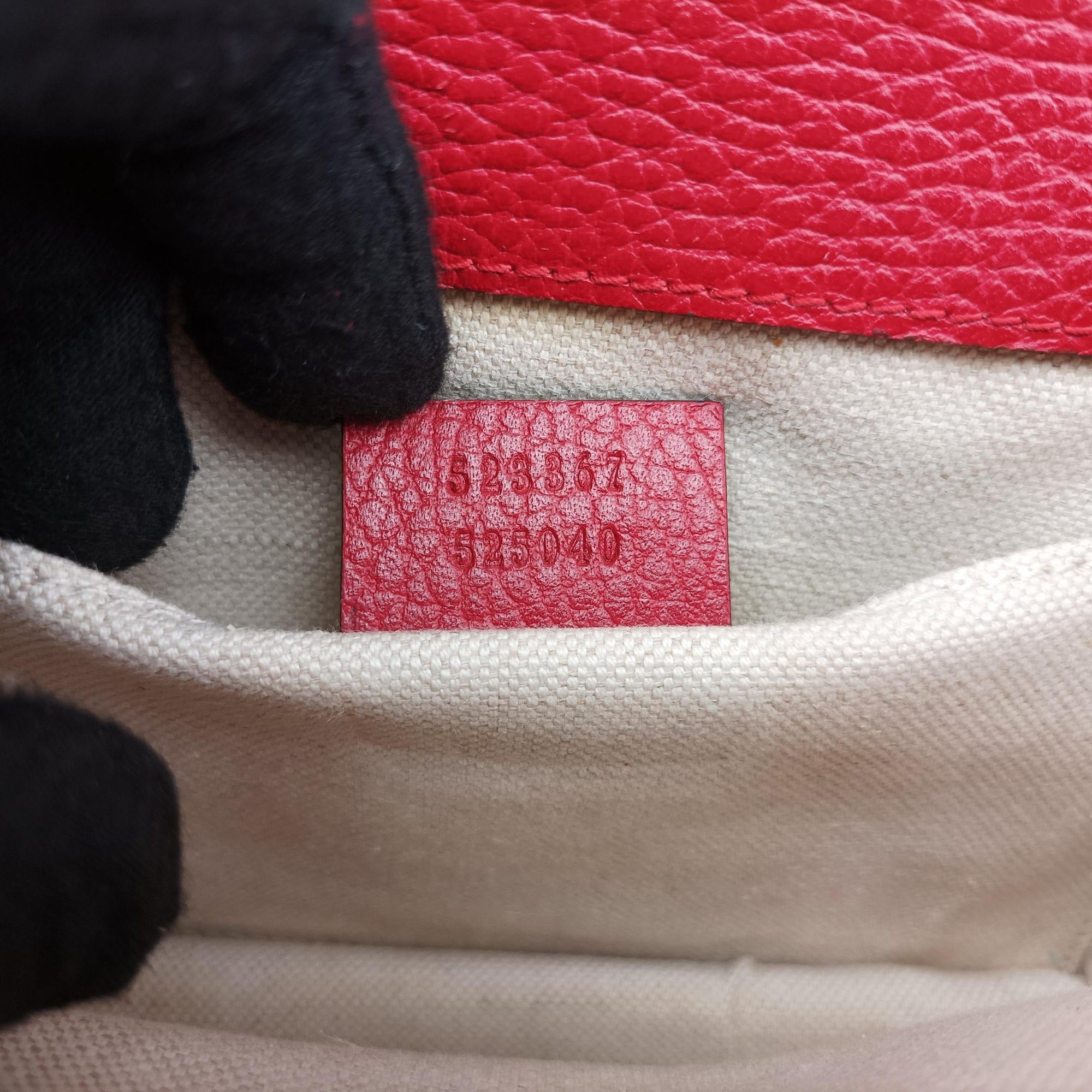 Pre-owned Gucci Dionysus Red Leather 523367 shoulderbag | stylenewstar