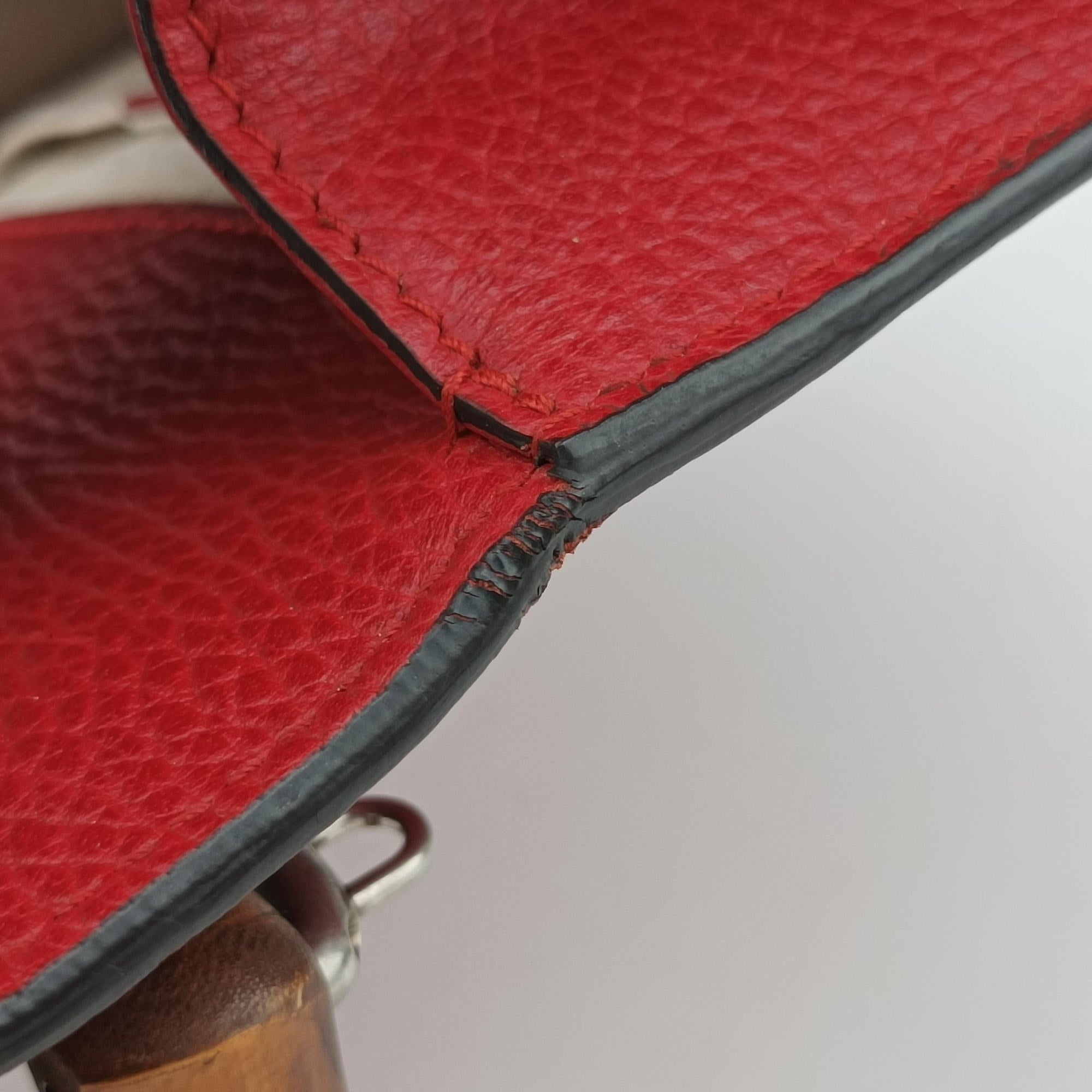 Pre-owned Gucci Dionysus Red Leather 523367 shoulderbag | stylenewstar