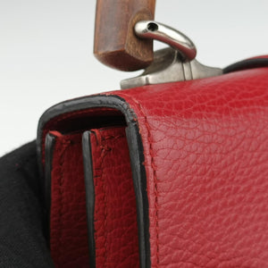 Pre-owned Gucci Dionysus Red Leather 523367 shoulderbag | stylenewstar