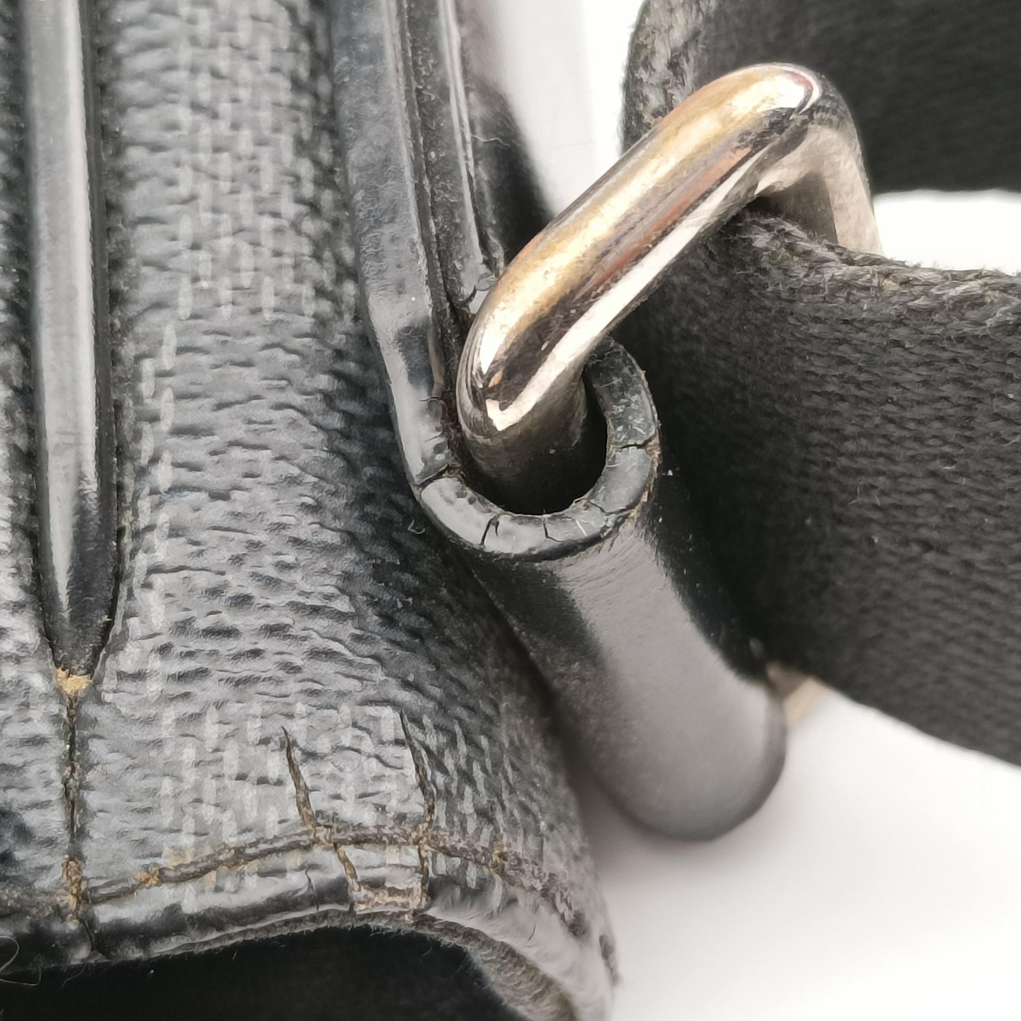 Pre-owned Louis Vuitton DISTRICT PM Noir Damier GRAPHITE N41714 shoulderbag | stylenewstar