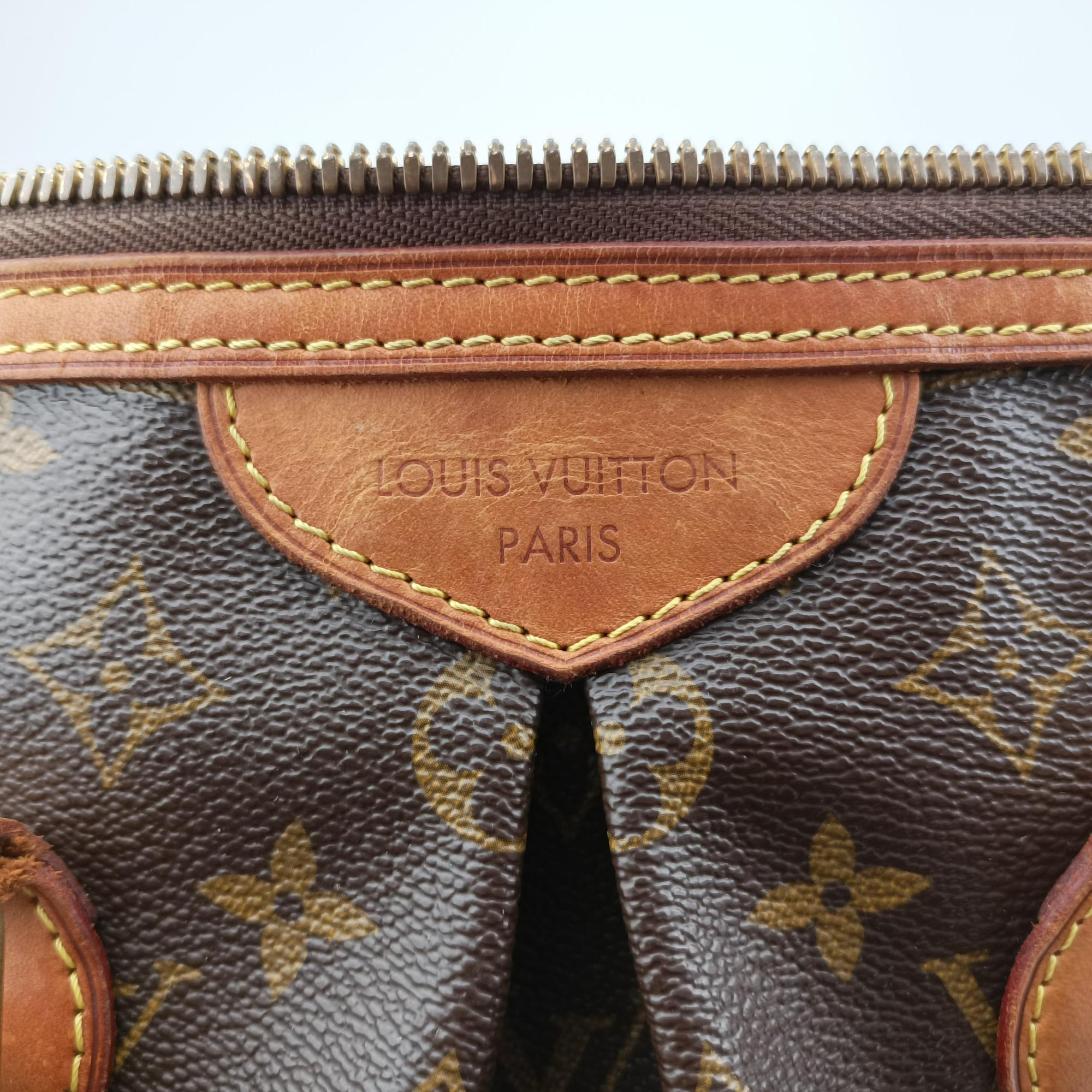Pre-owned Louis Vuitton PALERMO PM brown Monogram Canvas M40145 shoulderbag | stylenewstar