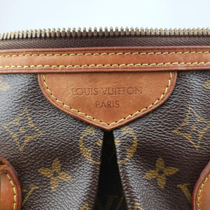 Pre-owned Louis Vuitton PALERMO PM brown Monogram Canvas M40145 shoulderbag | stylenewstar