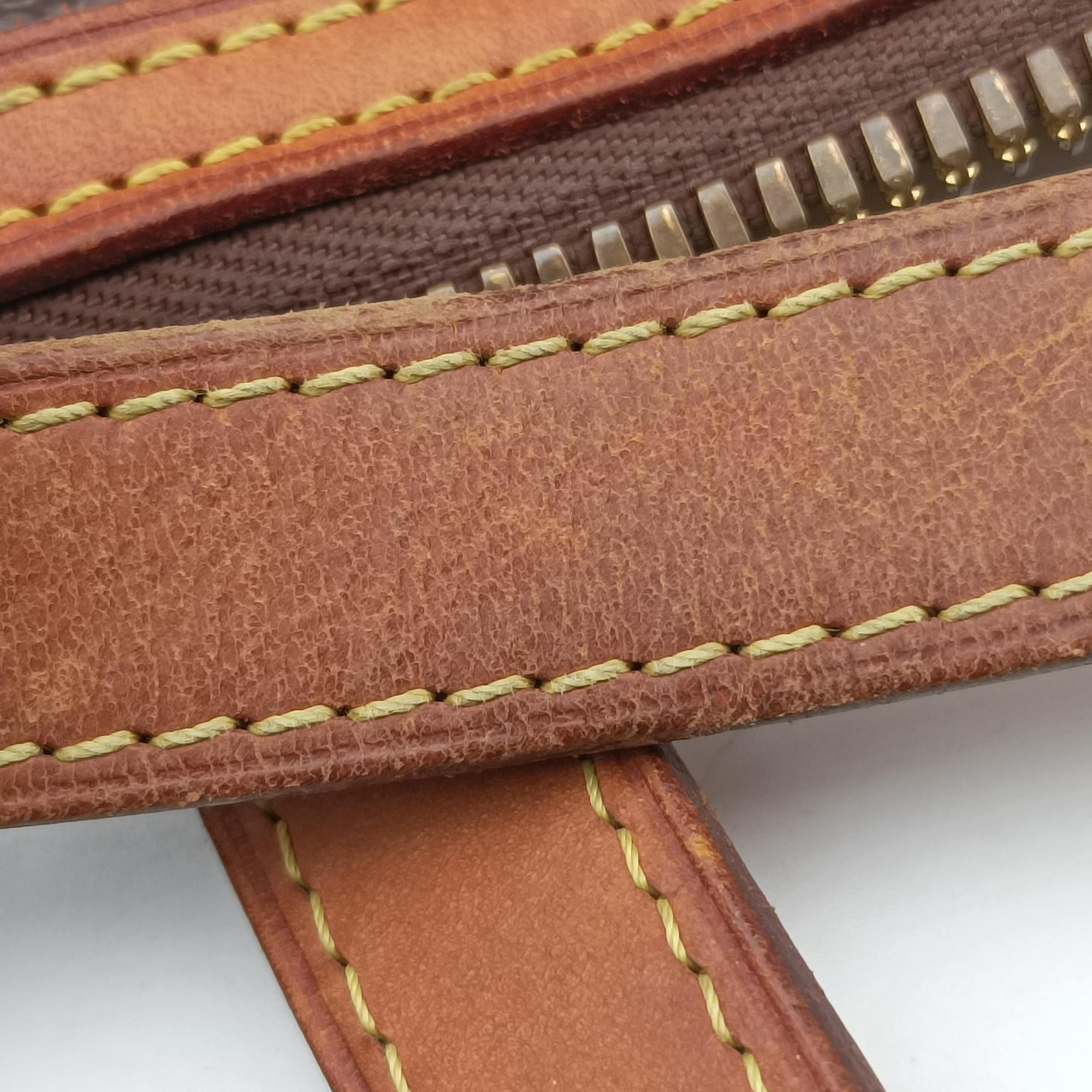 Pre-owned Louis Vuitton PALERMO PM brown Monogram Canvas M40145 shoulderbag | stylenewstar