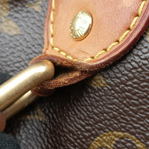 Pre-owned Louis Vuitton PALERMO PM brown Monogram Canvas M40145 shoulderbag | stylenewstar