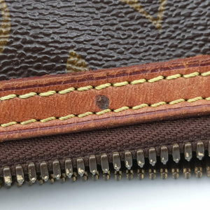 Pre-owned Louis Vuitton PALERMO PM brown Monogram Canvas M40145 shoulderbag | stylenewstar