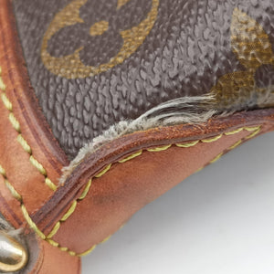 Pre-owned Louis Vuitton PALERMO PM brown Monogram Canvas M40145 shoulderbag | stylenewstar