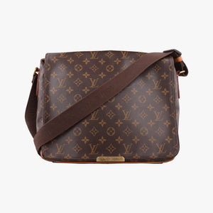 Pre-owned Louis Vuitton Abbesses Messenger MM brown Monogram canvas M97038 shoulderbag | stylenewstar