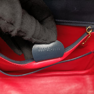 Pre-owned Gucci Bamboo Navy Leather 000.01 handbag | stylenewstar