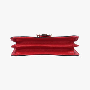 Pre-owned Gucci Interlocking G Red Leather 510304 shoulderbag | stylenewstar