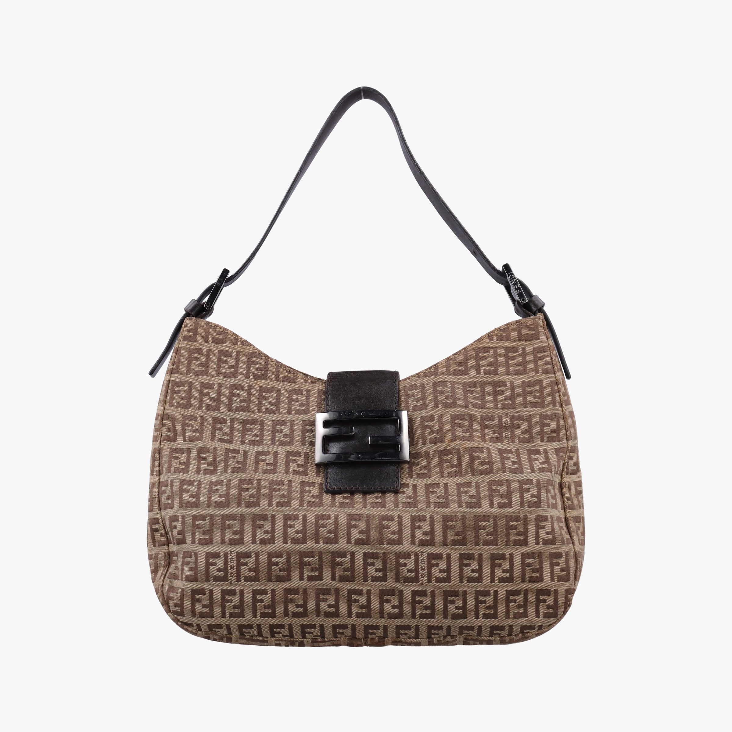 Secondhand Fendi Zucchino Camel Canvas 8BR036 handbag | stylenewstar