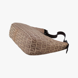 Secondhand Fendi Zucchino Camel Canvas 8BR036 handbag | stylenewstar