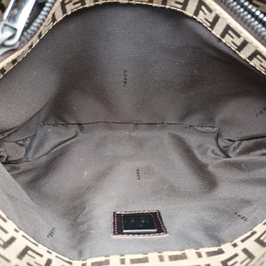 Secondhand Fendi Zucchino Camel Canvas 8BR036 handbag | stylenewstar