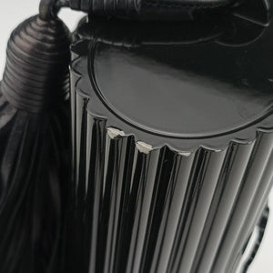 Pre-owned Yves Saint Laurent Fringe Monogram Opium Box Black Plexiglass 418523 shoulderbag | stylenewstar