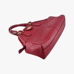 Pre-owned Gucci Re(Belle) Red Leather 516459 shoulderbag | stylenewstar